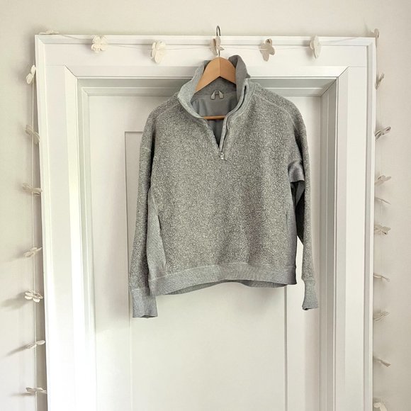 Lululemon Stand Out Sherpa 1/2 Zip Sweatshirt - Picture 2 of 7